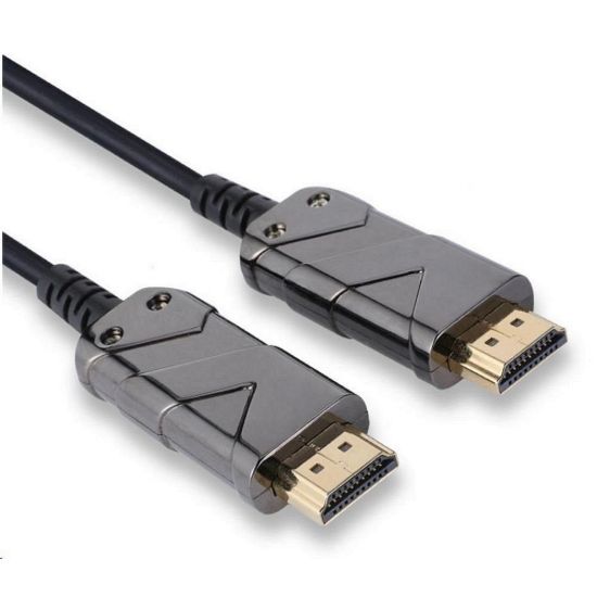 Obrázek PREMIUMCORD Ultra High Speed HDMI 2.1 optický fiber kabel 8K@60 Hz, zlacené 20m