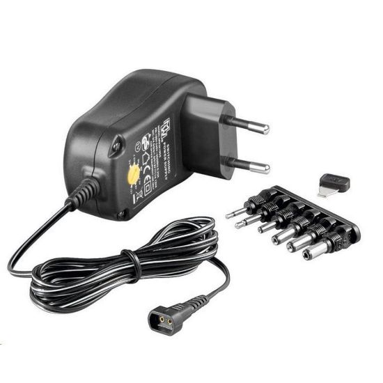 Obrázek Goobay Univerzální napájecí adaptér 230V/ 3- 12V stejnosměrný 1000mA