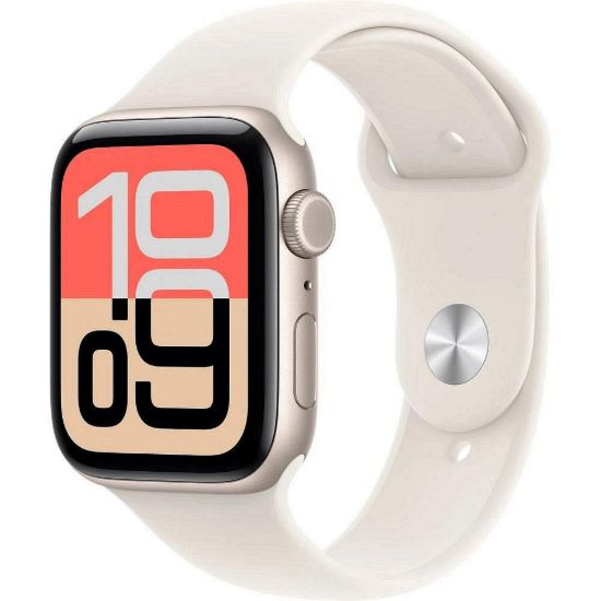 Obrázek Apple Watch SE 3 GPS + Cellular 40mm Starlight Aluminium Case with Starlight Sport Band - S/ M