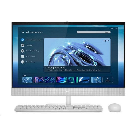 Obrázek DELL PC AiO 27 All- in- One EC27250 / U7- 355/ 32 GB/ 1TSSD/ FHD/ Integrated/ WLAN/ Kb&Mse/ W11 Pro/ 3Y PS NBD