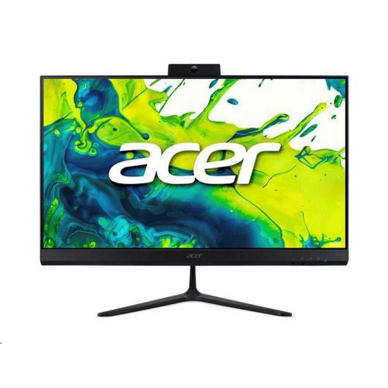 Obrázek ACER PC AiO Aspire C24B- GCZN_LUBR35400U, Ryzen 3 5400U, 23.8" FHD, 8 GB, 512 GB SSD, Radeon, Linux, Black
