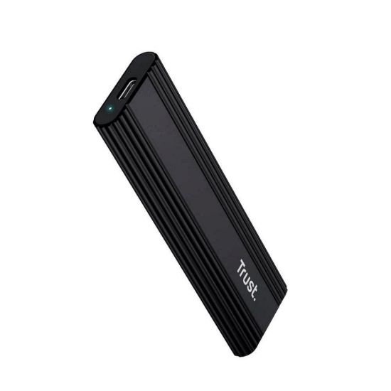 Obrázek TRUST Externí box pro M.2 SSD, USB- C 3.2 Gen2, M.2 2280, černá