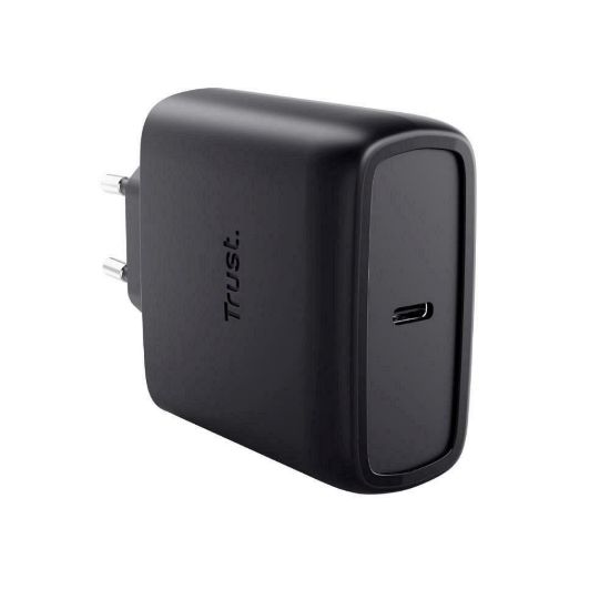 Obrázek TRUST GaN Nabíječka MAXO 65 W, USB- C, černá