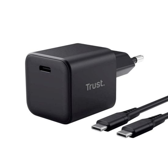 Obrázek TRUST GaN Nabíječka MAXO 65 W, USB- C, černá