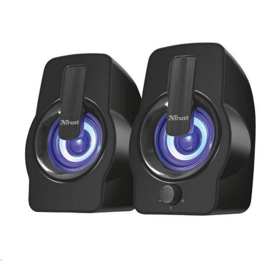 Obrázek TRUST Gemi RGB 2.0 Speaker Set - černý