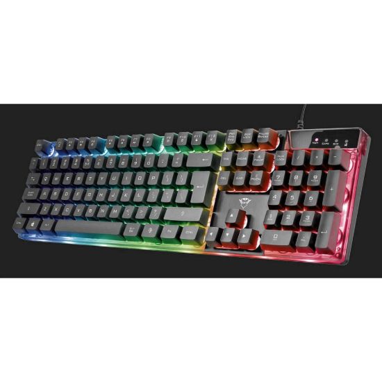 Obrázek TRUST herní klávesnice GXT 835 Azor Illuminated Gaming Keyboard CZ/ SK