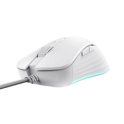 Obrázek TRUST herní myš GXT 924 W YBAR+ Gaming Mouse, optická, USB, bílá