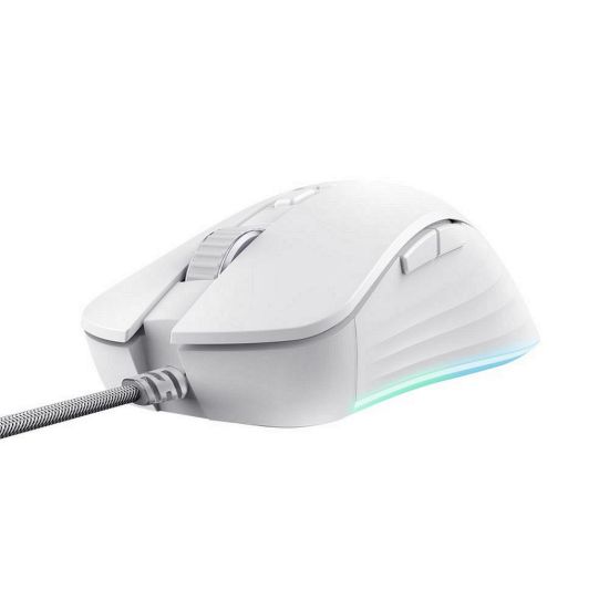 Obrázek TRUST herní myš GXT 924 W YBAR+ Gaming Mouse, optická, USB, bílá