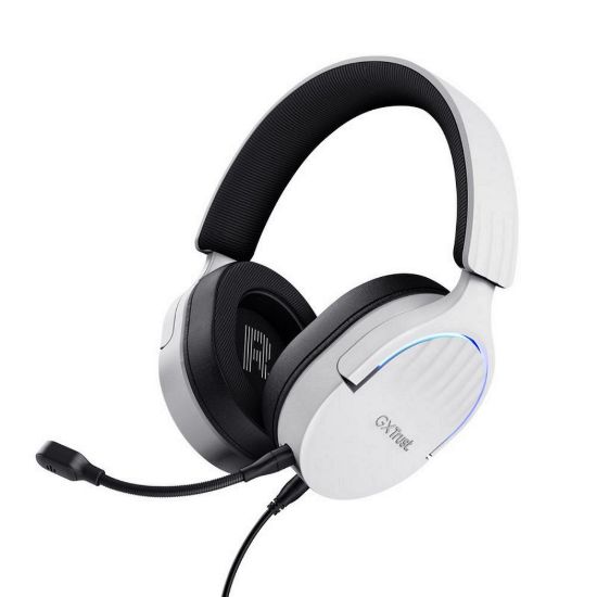 Obrázek TRUST Herní sluchátka GXT 490 W FAYZO, USB, bílá