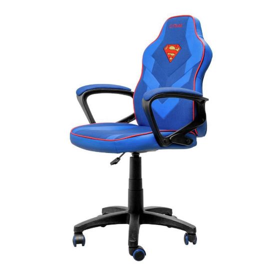 Obrázek TRUST herní židle GXT 703SM REVVO, dětská, Superman, modrá