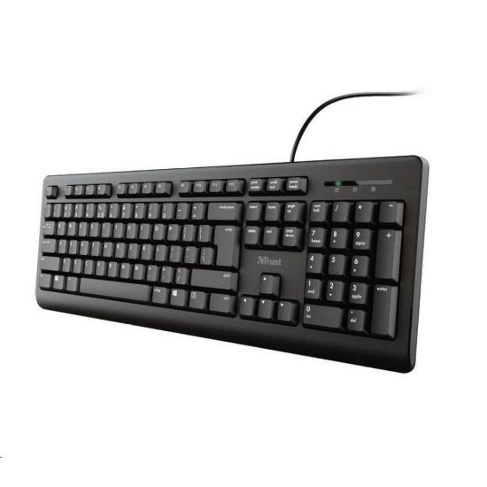 Obrázek TRUST klávesnice PRIMO, membránová, USB, DE