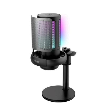 Obrázek TRUST mikrofon GXT238 Auron, USB- C, RGB, černá