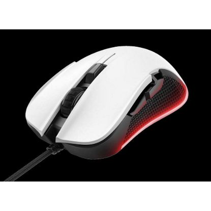 Obrázek TRUST myš GXT 922 YBAR Gaming Mouse, optická, USB, bílá