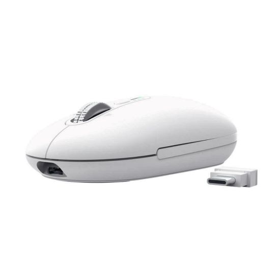Obrázek TRUST Myš Seron Hyperscroll Slim, Bezdrátová, bílá