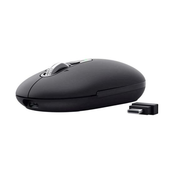 Obrázek TRUST Myš Seron Hyperscroll Slim, Bezdrátová, černá