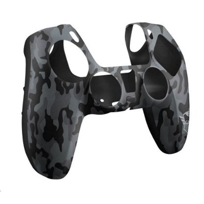Obrázek TRUST Obal na ovladač GXT 748 Controller Silicone Sleeve PS5, black camo
