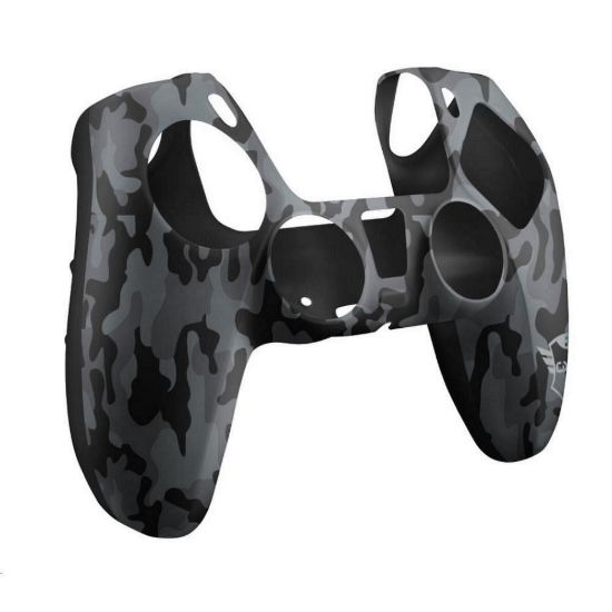 Obrázek TRUST Obal na ovladač GXT 748 Controller Silicone Sleeve PS5, black camo