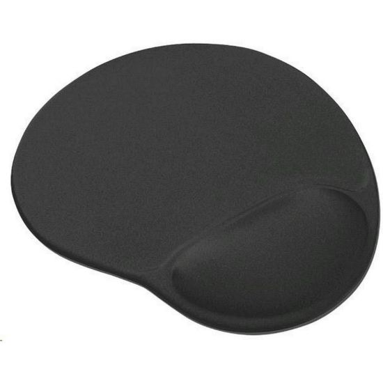 Obrázek TRUST Podložka pod myš Bigfoot Gel Mouse Pad, černá, gelová