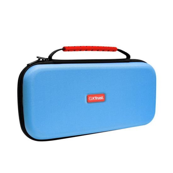 Obrázek TRUST Pouzdro pro Nintendo Switch GXT1251B HARDCASE SWITCH 2, modrá