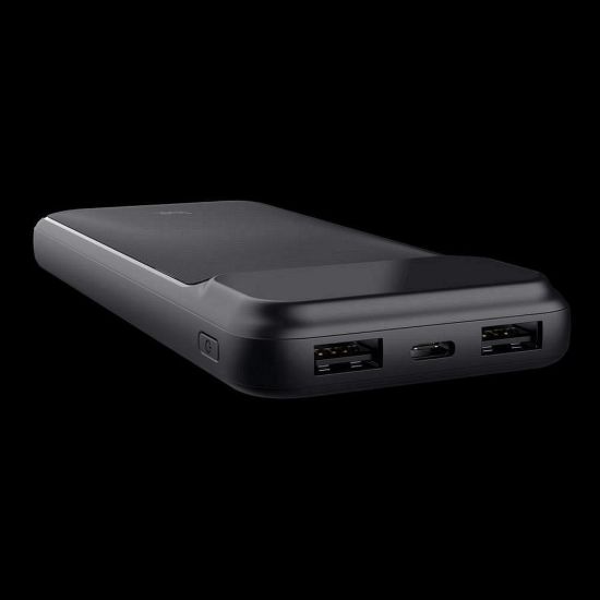 Obrázek TRUST Powerbanka Avala, 10000 mAh, 1xUSB- C + 2xUSB, černá