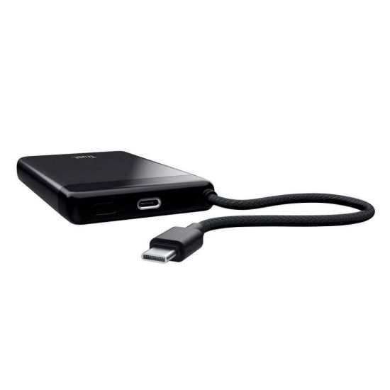 Obrázek TRUST Powerbanka Fiera, 10000 mAh, S kabelem, 2x USB- C, černá