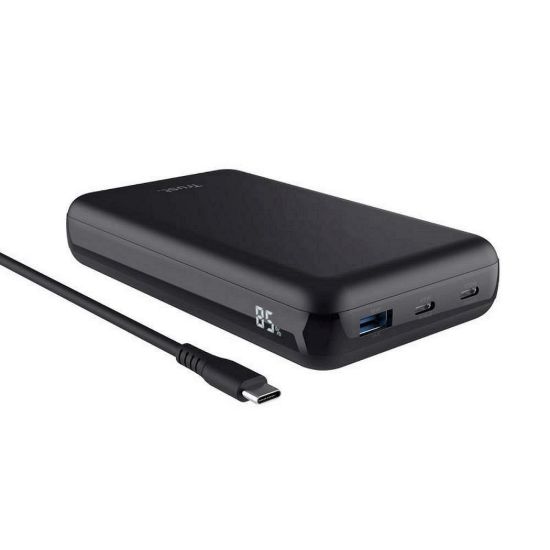 Obrázek TRUST Powerbanka pro Notebook 100 W, 2xUSB- C, 1xUSB - 20000mAh