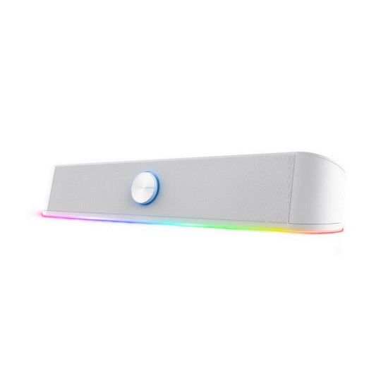 Obrázek TRUST reproduktor GXT 619 W Thorne RGB Illuminated Soundbar, bílá