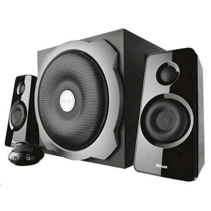 Obrázek TRUST Reproduktory 2.1 Tytan Subwoofer Speaker Set - black, černá