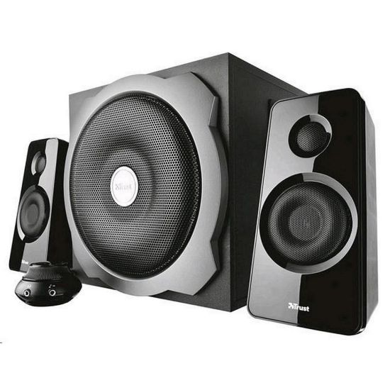 Obrázek TRUST Reproduktory 2.1 Tytan Subwoofer Speaker Set - black, černá