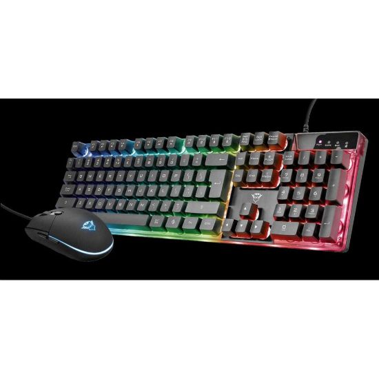 Obrázek TRUST set klávesnice + myš GXT 838 Azor Gaming Combo CZ/ SK