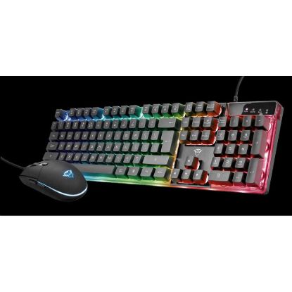 Obrázek TRUST set klávesnice + myš GXT 838 Azor Gaming Combo US