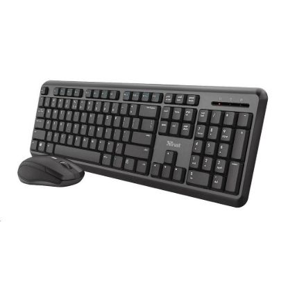 Obrázek TRUST set klávesnice + myš ODY, bezdrátová, USB, US