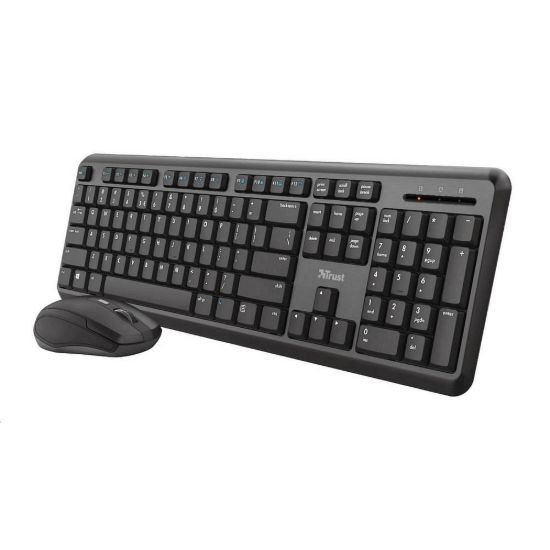 Obrázek TRUST set klávesnice + myš ODY, bezdrátová, USB, US