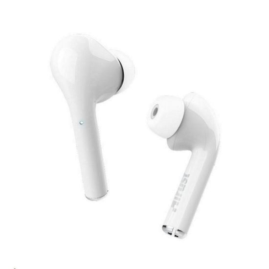 Obrázek TRUST sluchátka NIKA Touch Bluetooth Wireless Earphones, white/ bílá
