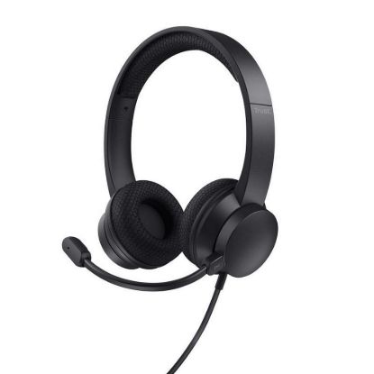 Obrázek TRUST sluchátka s mikrofonem HS- 260, USB, PC headset