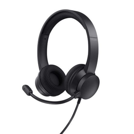 Obrázek TRUST sluchátka s mikrofonem HS- 260, USB, PC headset