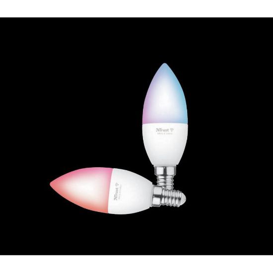 Obrázek TRUST Smart WiFi LED Candle E14 White & Colour - 2 kusy v balení