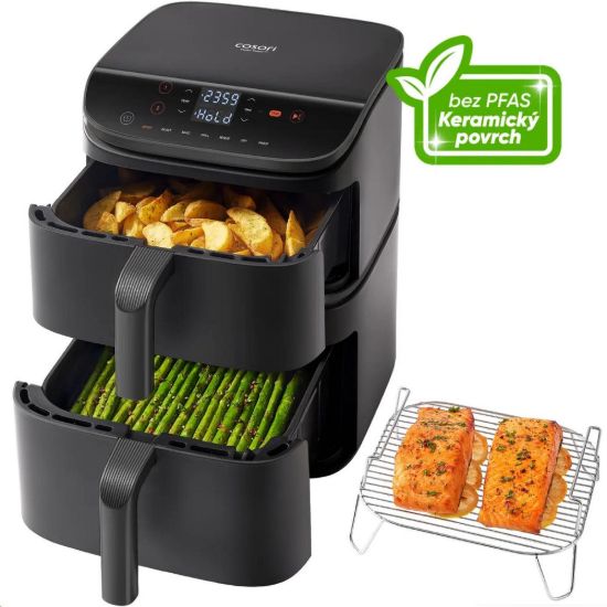Obrázek Cosori Turbo Tower horkovzdušná fritéza 10, 8 L, keramika, černá