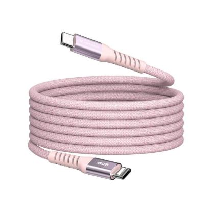 Obrázek VERBATIM Kabel USB- C Sync & Charge, 60 W, Magnetický, 120cm, růžová