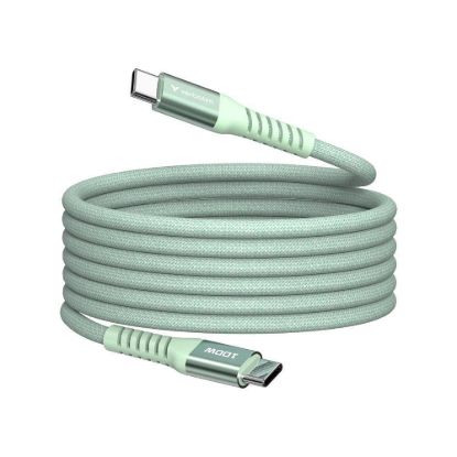 Obrázek VERBATIM Kabel USB- C Sync & Charge, 100 W, Magnetický, 120cm, zelená