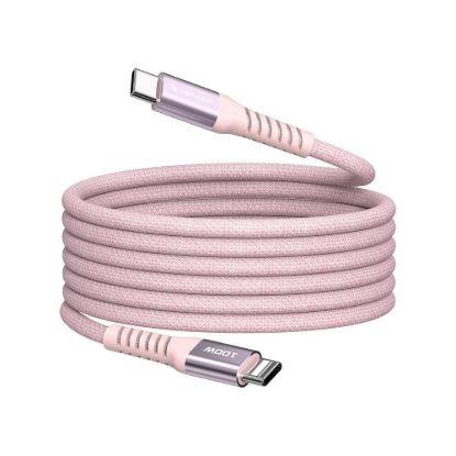 Obrázek VERBATIM Kabel USB- C Sync & Charge, 100 W, Magnetický, 120cm, růžová