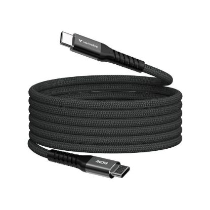 Obrázek VERBATIM Kabel USB- C Sync & Charge, 60 W, Magnetický, 120cm, černá