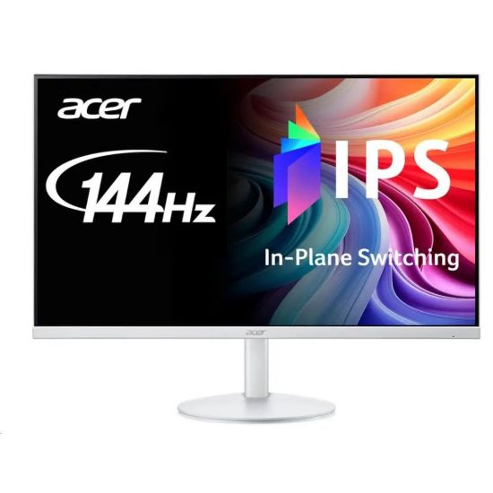 Obrázek ACER LCD SA273P1 wmix, 27" FHD IPS LED, 144 Hz, 250 nits, 178/ 178, 1 ms, VGA, HDMI, Audio, Repro, VESA, White