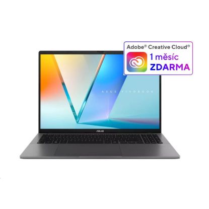 Obrázek ASUS NTB Vivobook S 16 (M3607KA- OLED056 WZ), AI 5 330, 16" 1920 x 1200, 32 GB, 512 GB SSD, Radeon, W11 Home, Matte Gray