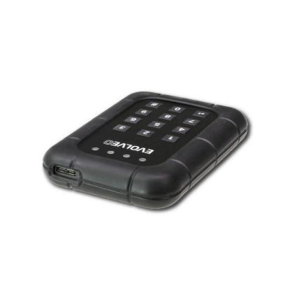 Obrázek EVOLVEO 2.5" Encrypt 1, externí rámeček na HDD, USB 3.0