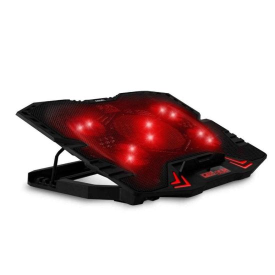 Obrázek EVOLVEO Ania 5R, chladicí podstavec pro notebook, červené podsvícení