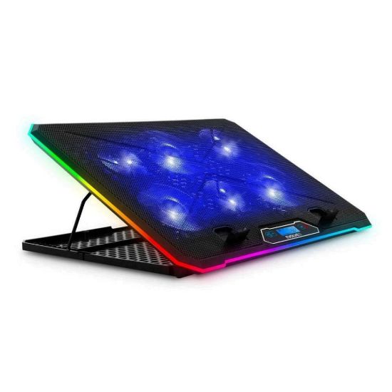 Obrázek EVOLVEO Ania 9 RGB, nastavitelný podstavec pro notebook