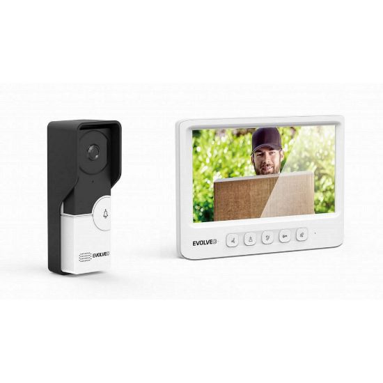 Obrázek EVOLVEO DoorPhone IK06, set video dveřního telefonu s pamětí a barevným displejem