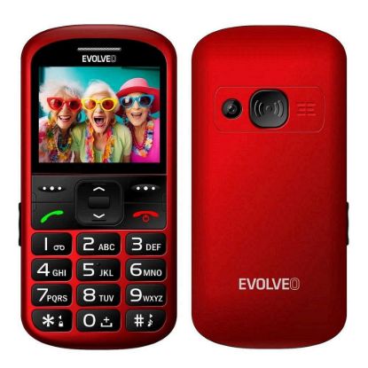 Obrázek EVOLVEO EasyPhone XS, mobilní telefon pro seniory, červená