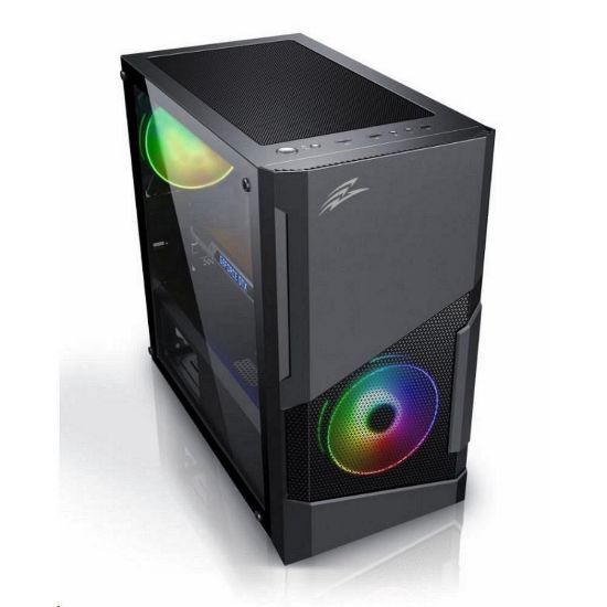Obrázek EVOLVEO M5, case mATX, průhledná bočnice, černá